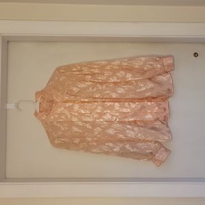 Laura Mae Pink Silk Blouse